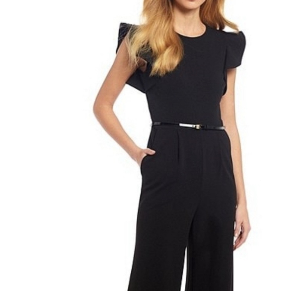 Calvin Klein Black jumpsuit Romper with Belt